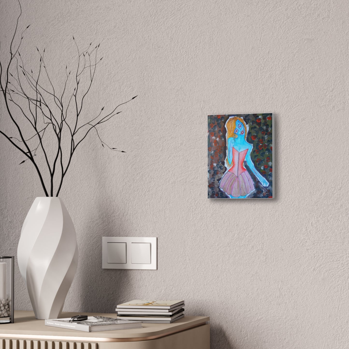 Do I Scare You? 8x10 on Print on Canvas