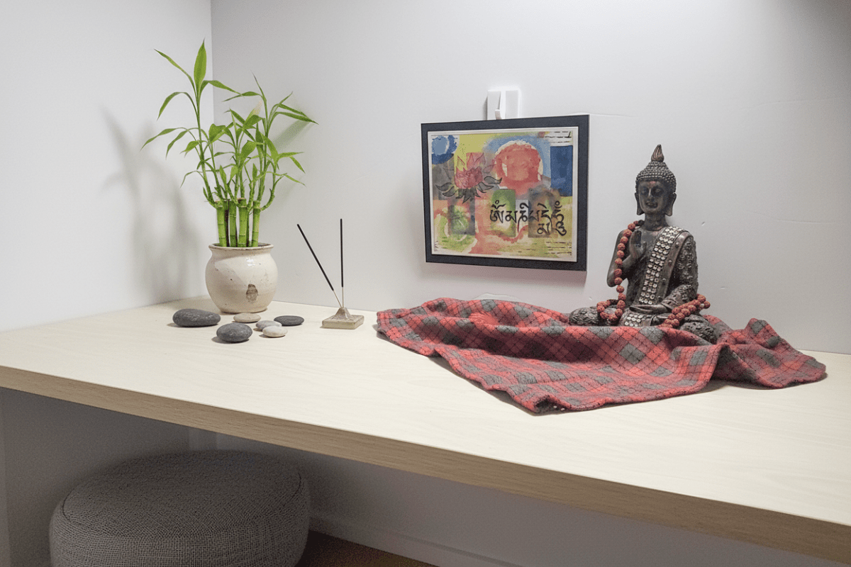 Om Mani Padme Hum Mounted Print - MoonShadow Creations