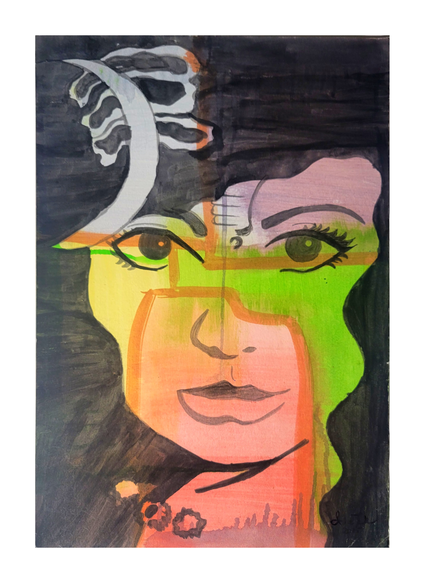 Ardhanarishvara (Original Painting)