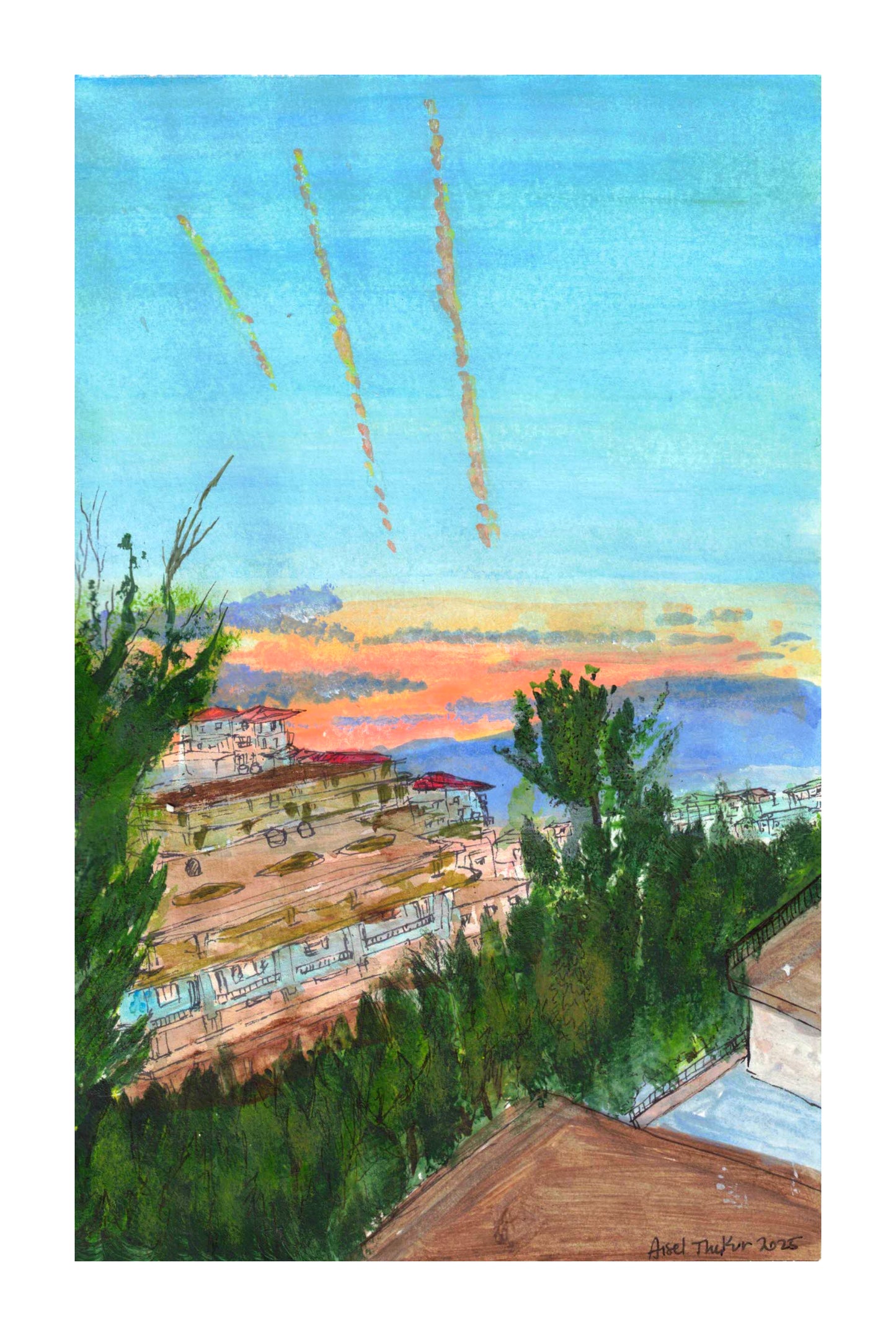 Gold Threads of Times Passed (Framed)