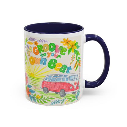 Groove to Your Own Beat Coffee Mug - Vibrant 11oz & 15oz Mugs for Nature Lovers