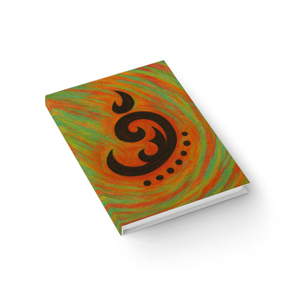 Vibrant Artistic Journal with Spirited Design - Perfect for Creativity & Reflection