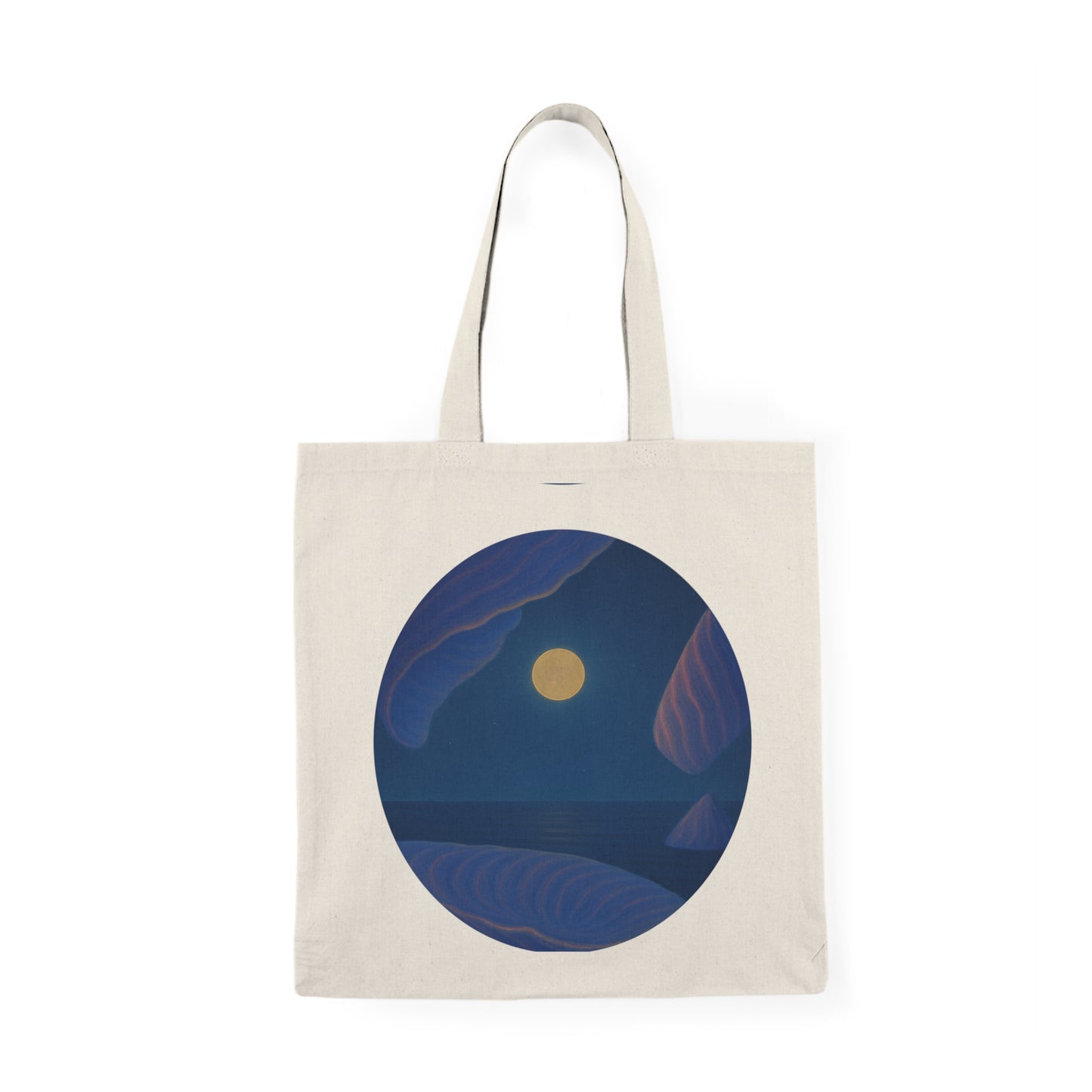 Moonlit Nature Tote Bag - Eco-Friendly Canvas Tote for Eco-Conscious Individuals
