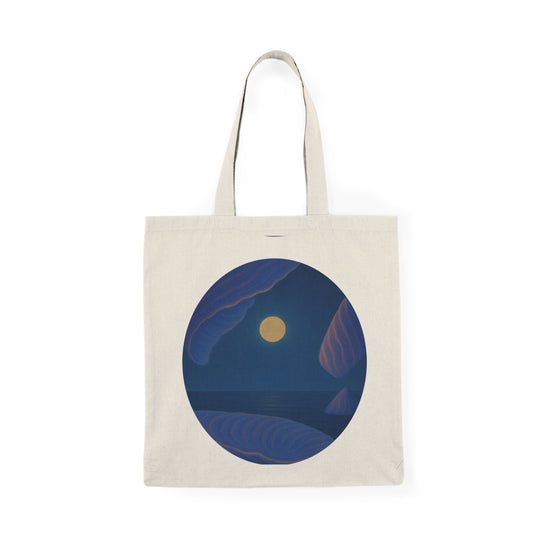 Moonlit Nature Tote Bag - Eco-Friendly Canvas Tote for Eco-Conscious Individuals