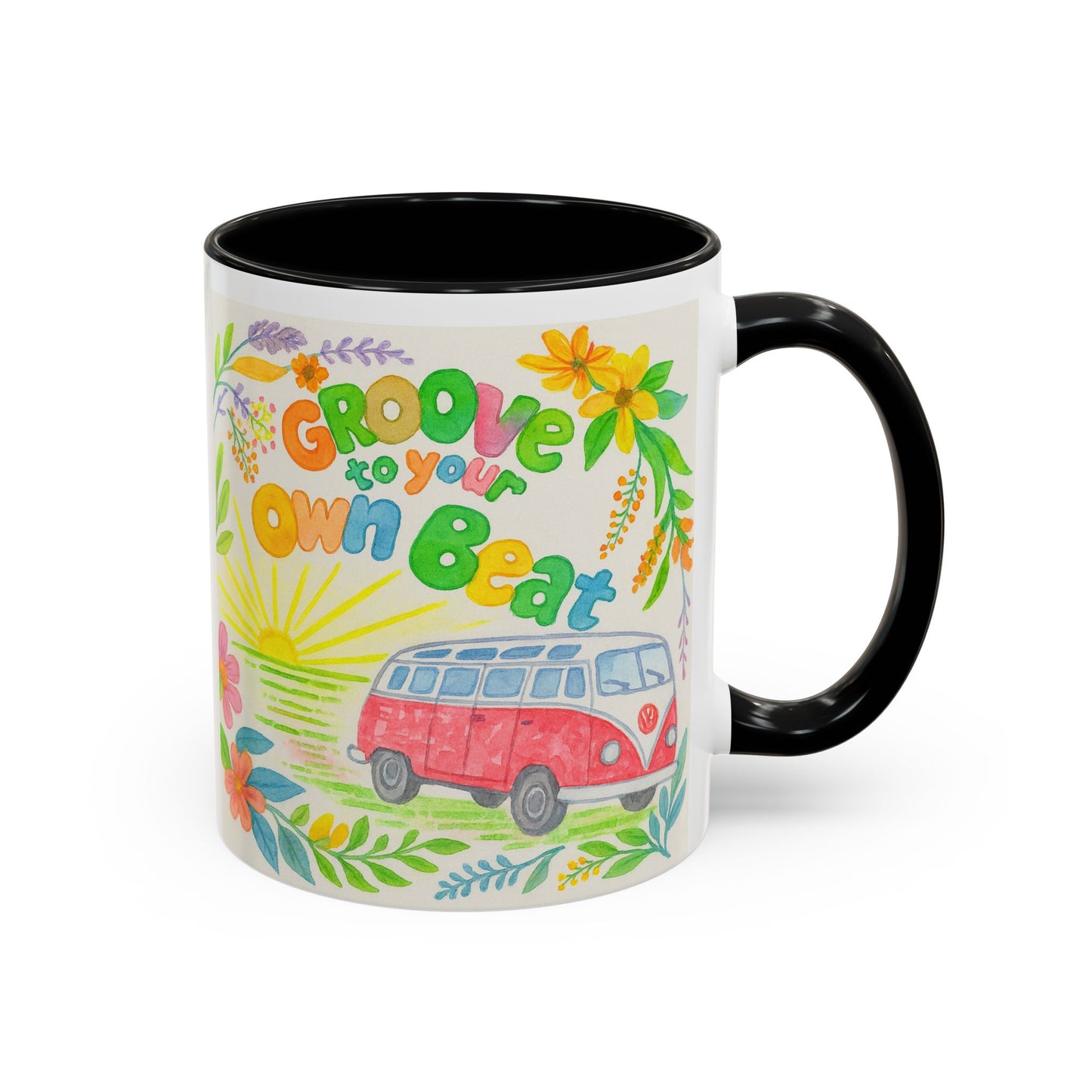 Groove to Your Own Beat Coffee Mug - Vibrant 11oz & 15oz Mugs for Nature Lovers