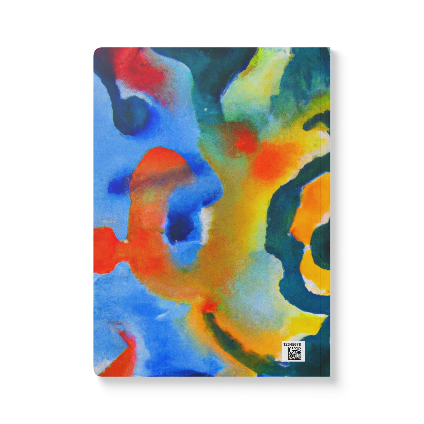 Vibrant Softcover Journal – Colorful Watercolor Design for Creative Minds