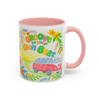 Groove to Your Own Beat Coffee Mug - Vibrant 11oz & 15oz Mugs for Nature Lovers