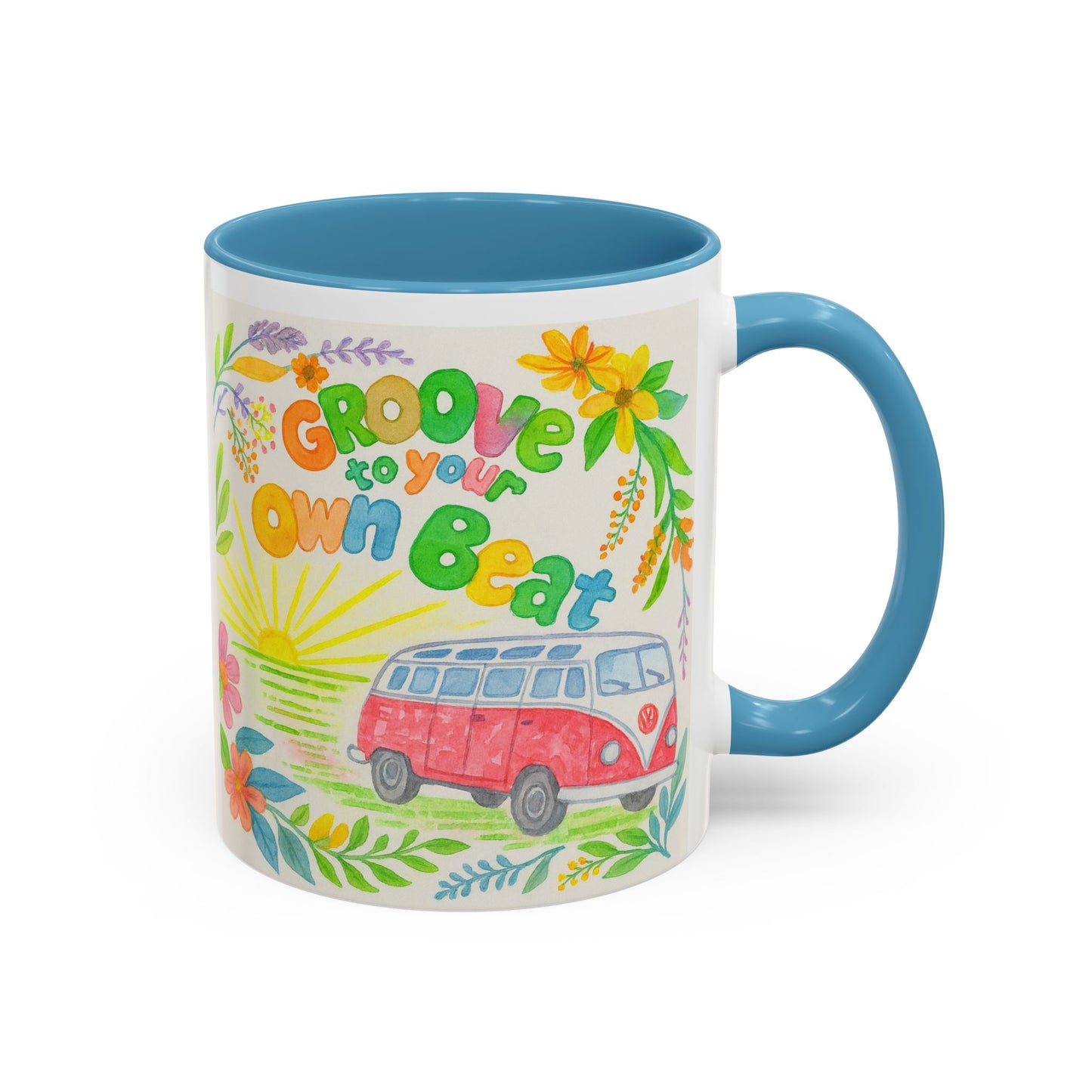 Groove to Your Own Beat Coffee Mug - Vibrant 11oz & 15oz Mugs for Nature Lovers