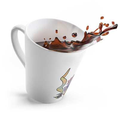 Bohemian Latte Mug with Spiritual Design - Perfect for Mindfulness and Self-Care