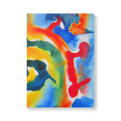 Vibrant Softcover Journal – Colorful Watercolor Design for Creative Minds