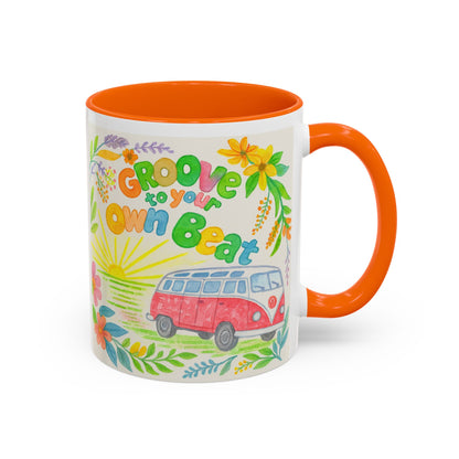 Groove to Your Own Beat Coffee Mug - Vibrant 11oz & 15oz Mugs for Nature Lovers
