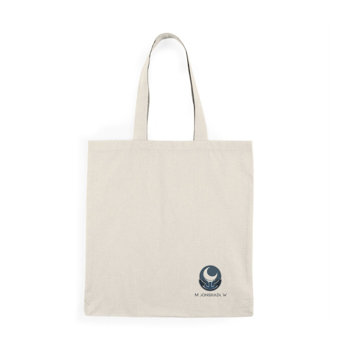 Floral Natural Tote Bag - Eco-Friendly Canvas Bag with Elegant Camellia Design