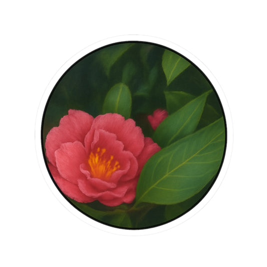 Vibrant Floral Kiss-Cut Stickers for Home & Office Decor