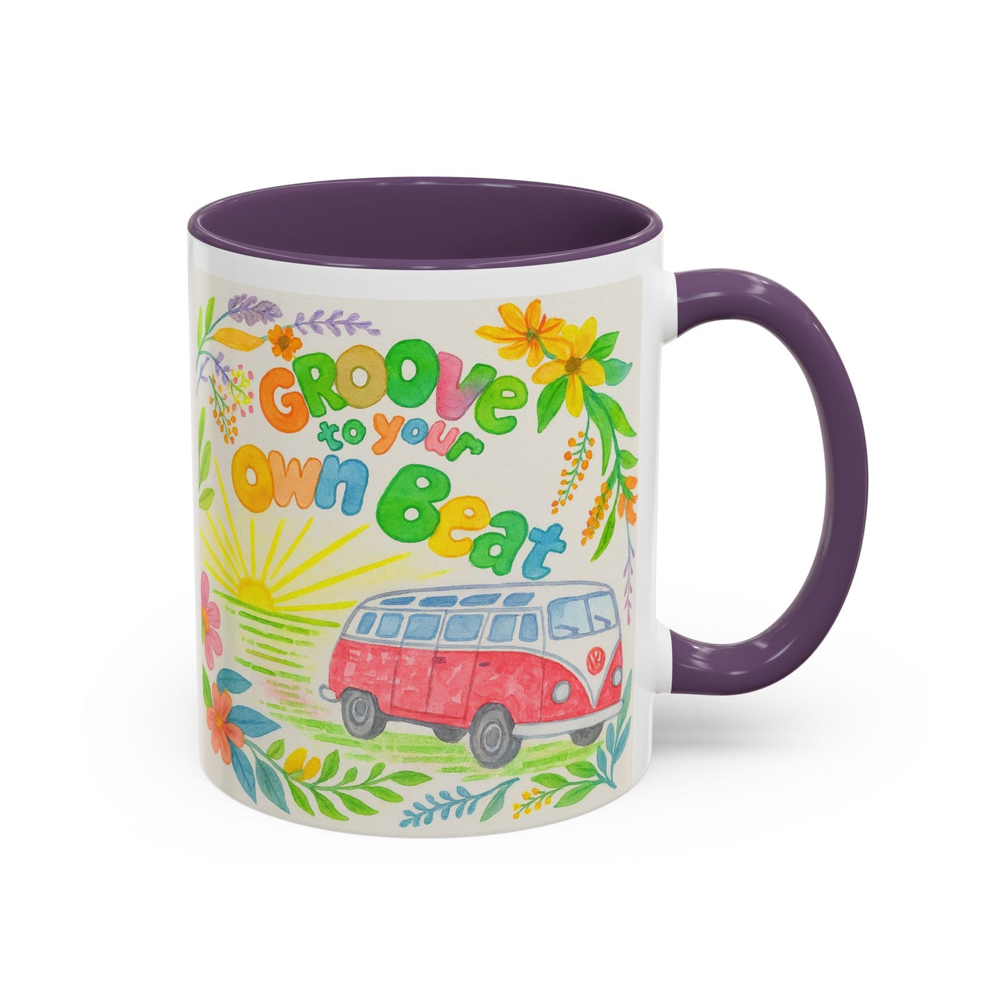 Groove to Your Own Beat Coffee Mug - Vibrant 11oz & 15oz Mugs for Nature Lovers