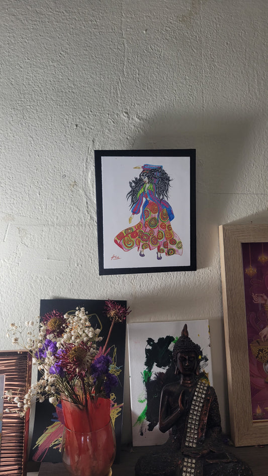 The Goddess Is A Wandering Woman (Limited Edition Print)