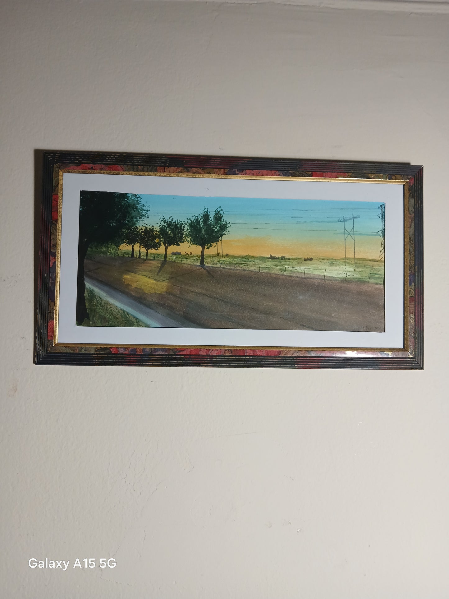 Yesterday's Sunset is tomorrow's dream (8" x 16" Frame)