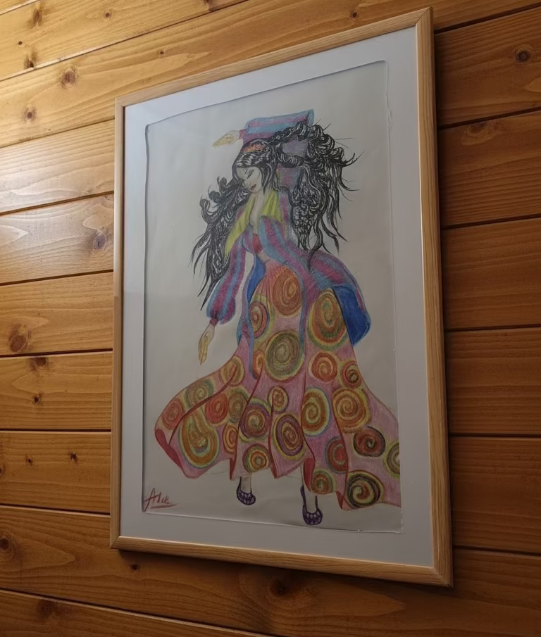 The Goddess Is A Wandering Woman (Original Piece)