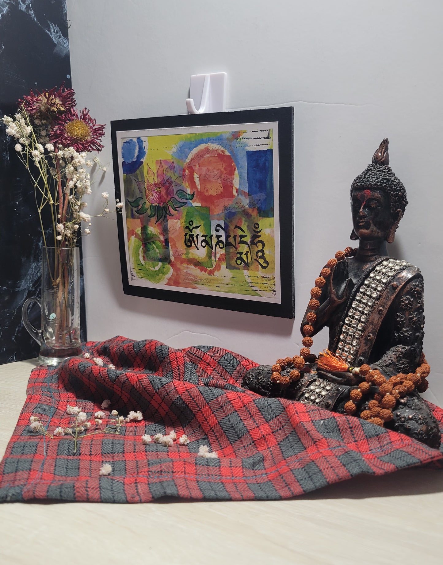 Om Mani Padme Hum Mounted Print