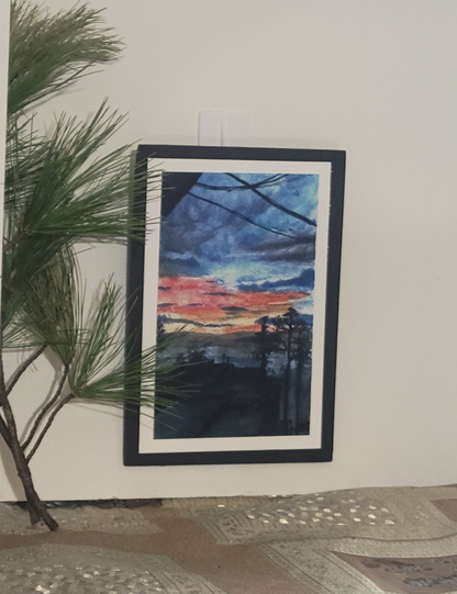 Crimson Sky For the Apple Of My Eye (Limited Edition Print)