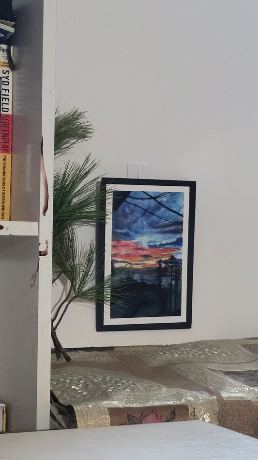 Crimson Sky For the Apple Of My Eye (Limited Edition Print)