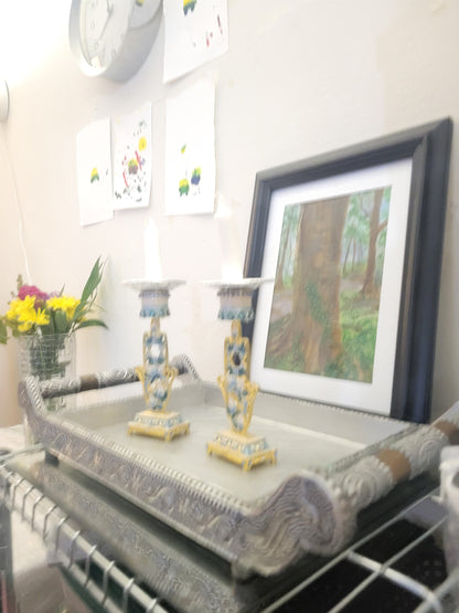 You Look Good In Blue (Original Painting) 8"x10" Frame