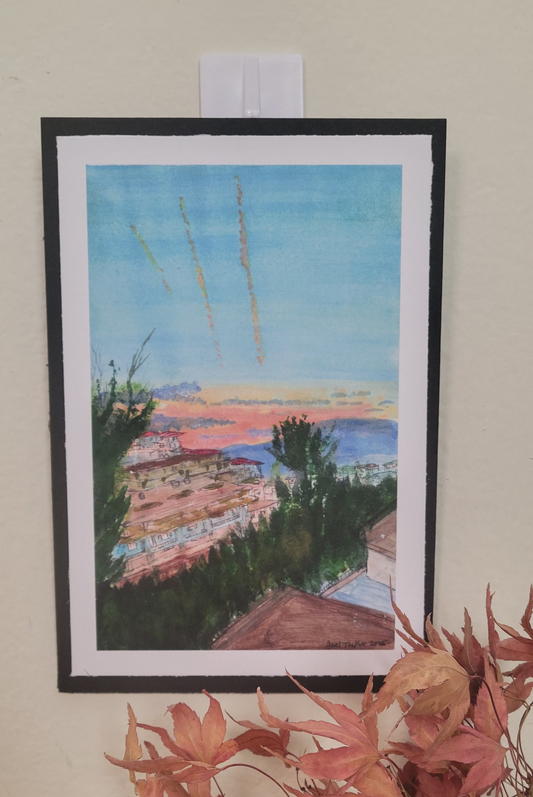 Gold Threads Of Times Passed (Limited Edition Print) 5" x 7¼"